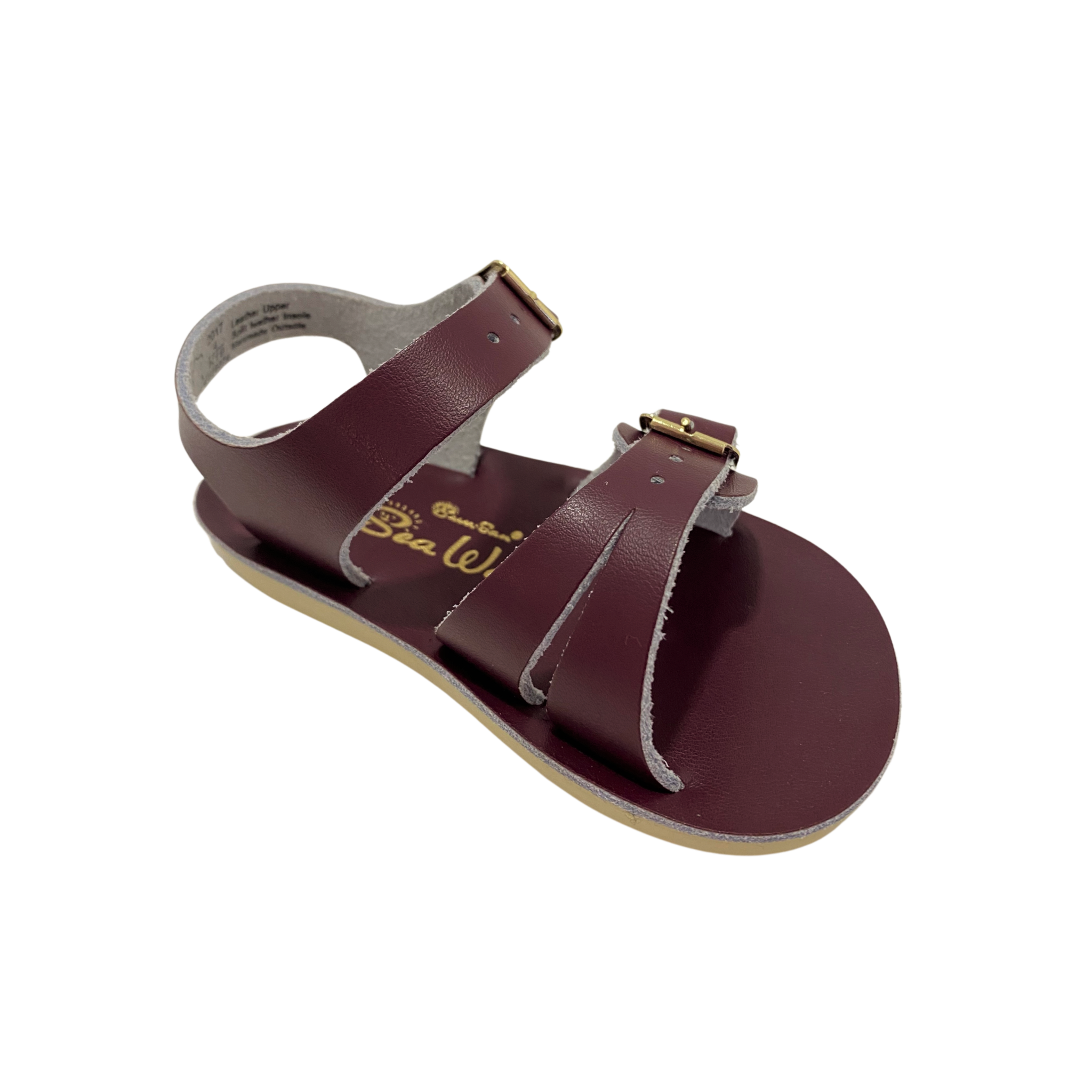 Salt Water Sun San Sea Wee Sandals Claret Red