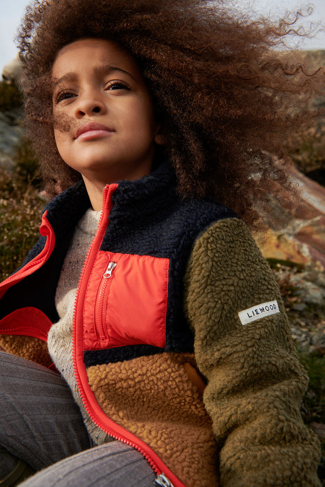 liewood nolan jacket|navy & multi
