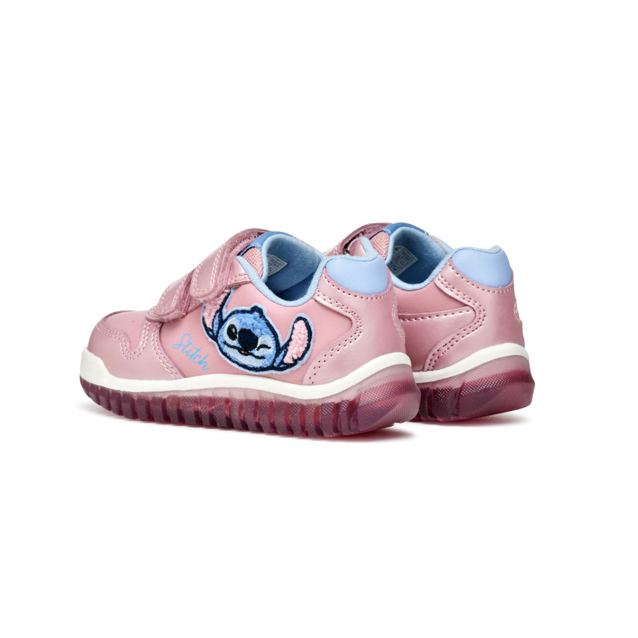 Geox Kids Trainers | Lightyloo Stitch | Pink/Sky