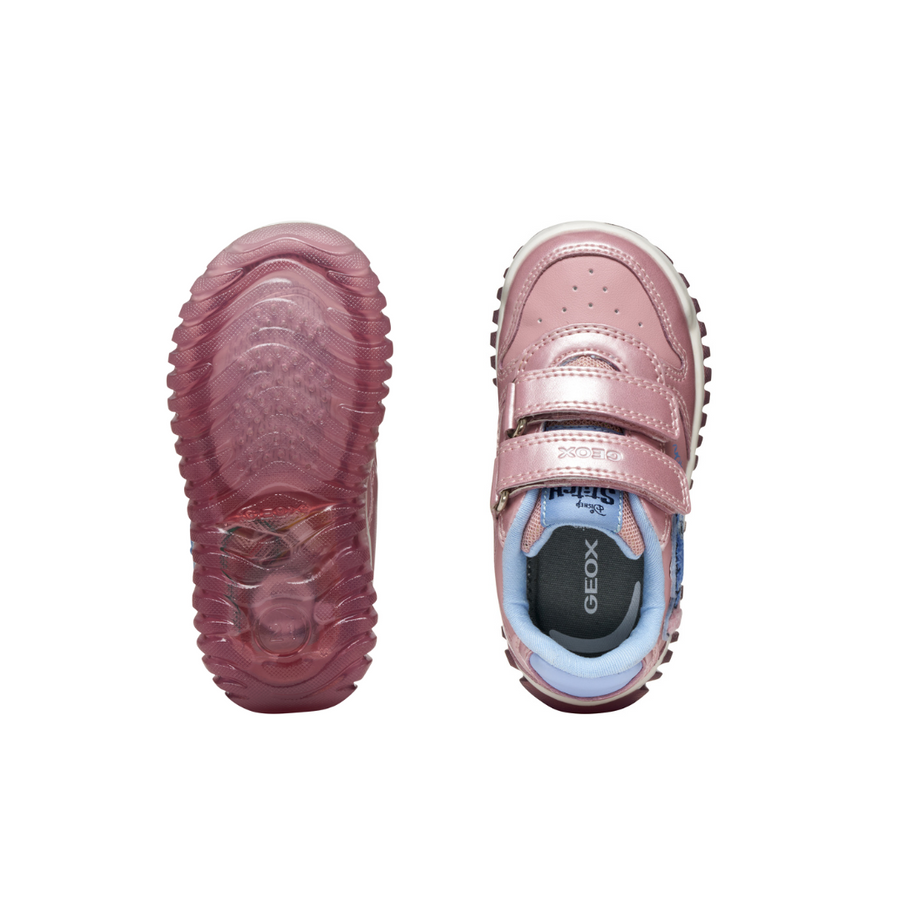 Geox Kids Trainers | Lightyloo Stitch | Pink/Sky