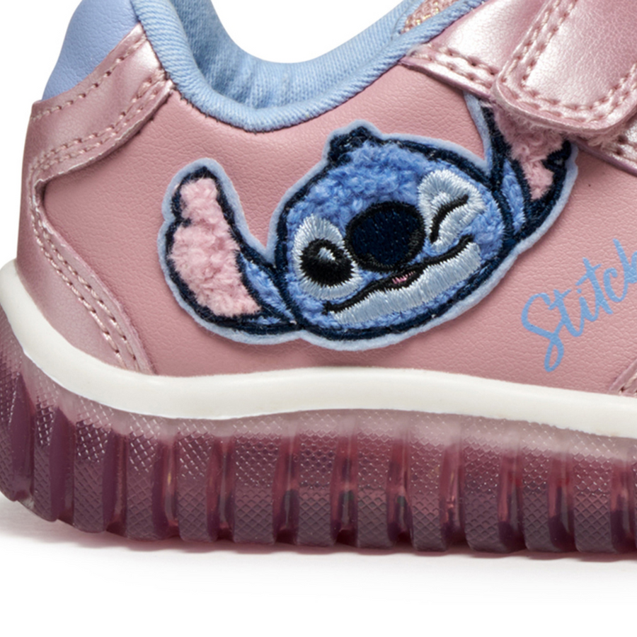 Geox Kids Trainers | Lightyloo Stitch | Pink/Sky