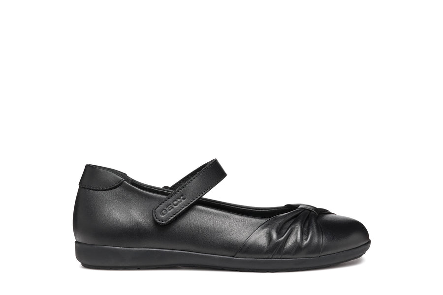 Geox School Shoes | Iberide | Black Leather