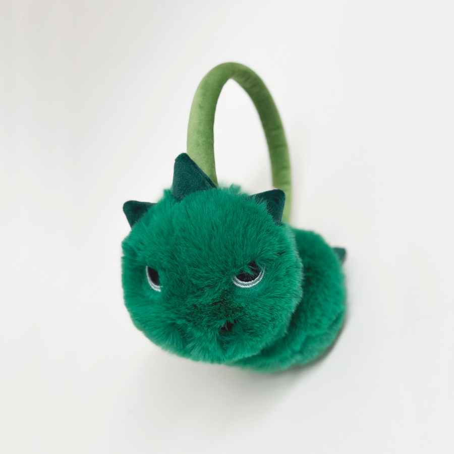 Rockahula Kids Earmuffs | T-Rex | Green