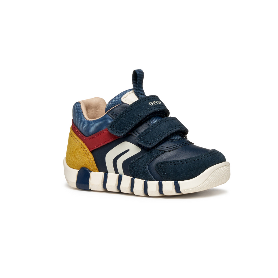 Geox First Walkers | Iupidoo Boy | Navy/Dark Red