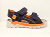 Ricosta Sandals | Tajo Waterproof Sport Sandal | Navy & Orange