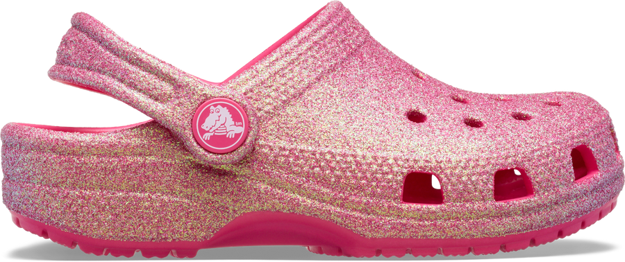 Crocs Kids Classic Clog | Glitter Dragon Fruit