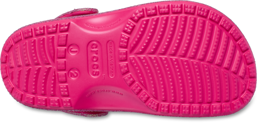 Crocs Kids Classic Clog | Glitter Dragon Fruit