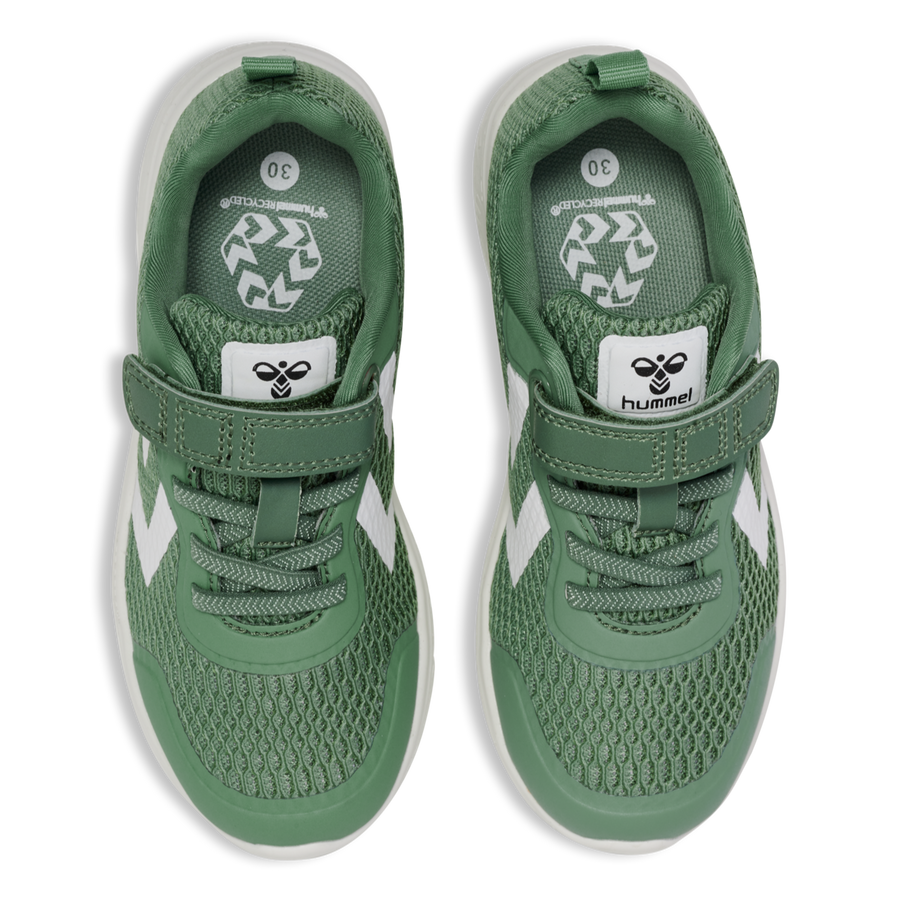 Hummel Kids Recycled Trainers | Actus | Hedge Green