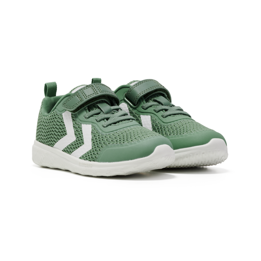Hummel Kids Recycled Trainers | Actus | Hedge Green