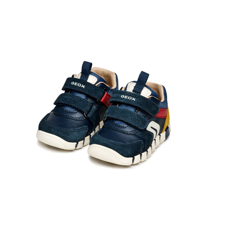 Geox First Walkers | Iupidoo Boy | Navy/Dark Red