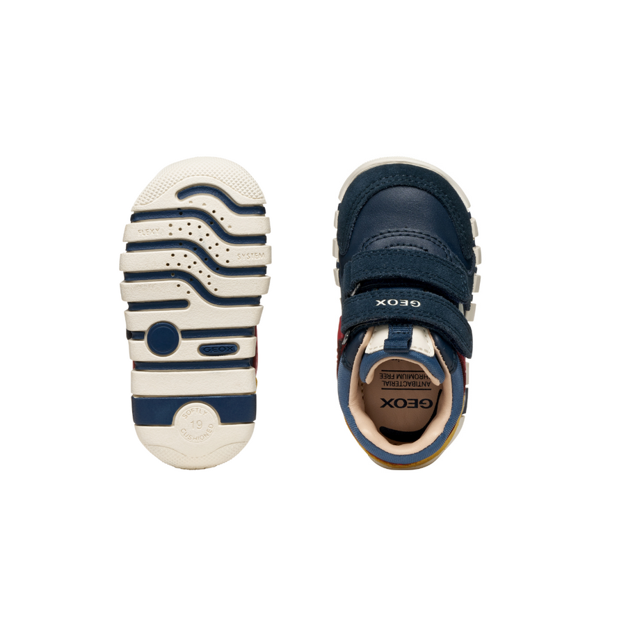 Geox First Walkers | Iupidoo Boy | Navy/Dark Red