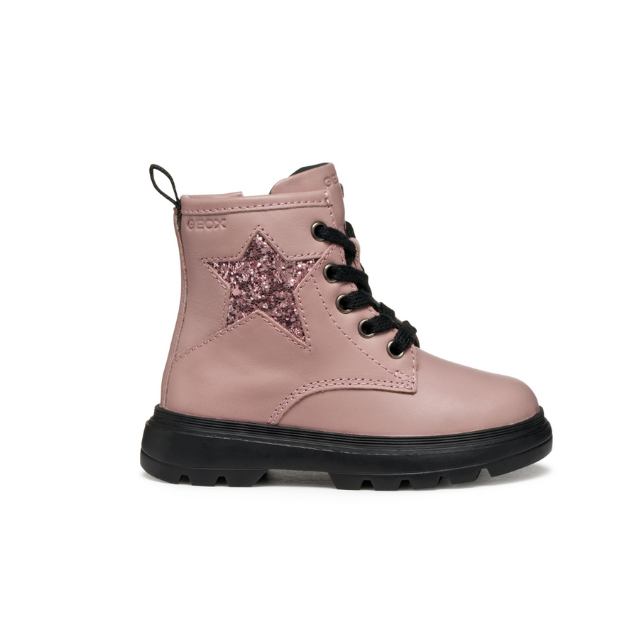 Geox Kids Boots | Kiddartah Girl |  Glitter/Old Rose