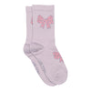 Melton Bow Socks | Lilac