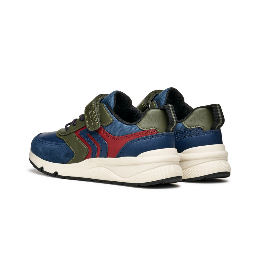 Geox Kids Trainers | Rooner | Military & Navy