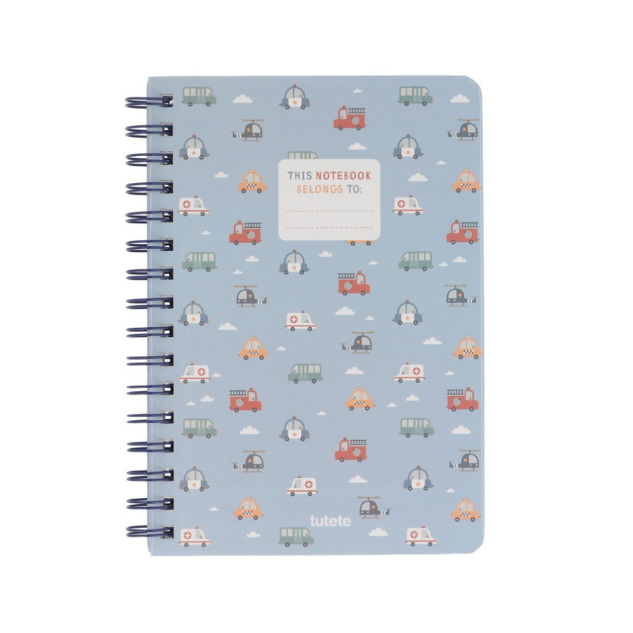 Tutete Kids Stationary | Notebook | City Cars