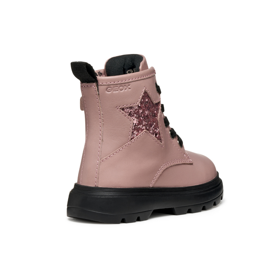 Geox Kids Boots | Kiddartah Girl |  Glitter/Old Rose