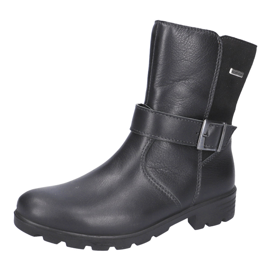 Ricosta Boots | Ranka | Black Leather/Suede