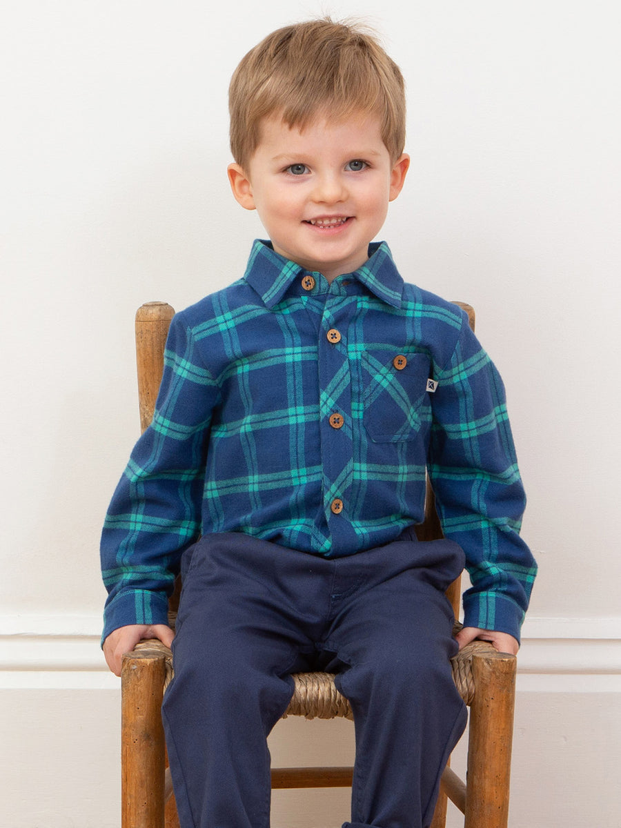 Kite Clothing | Checked Shirt Navy