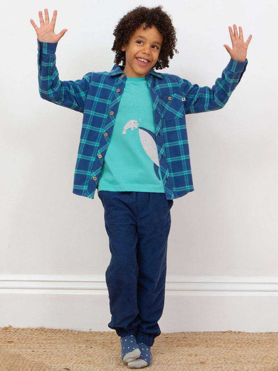 Kite Clothing | Checked Shirt Navy