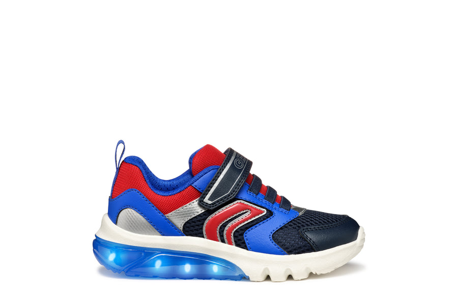 Geox Kids Trainers | Ciberdron | Navy & Red