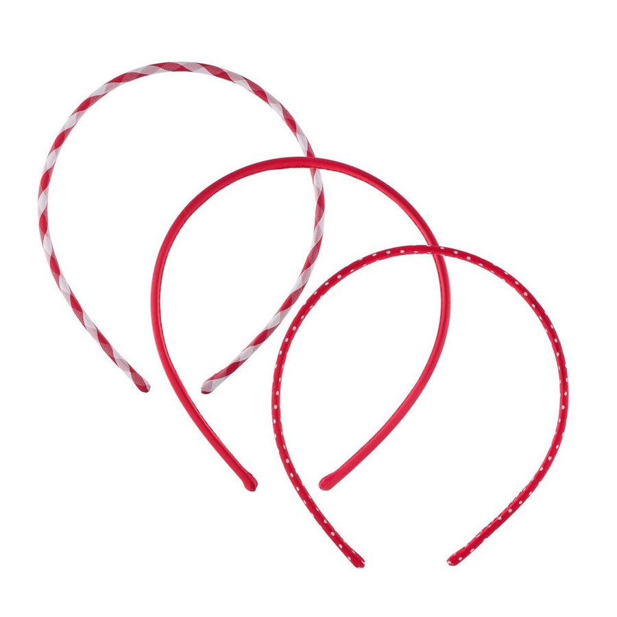 Rockahula Kids Headbands | School Red 3 Pack