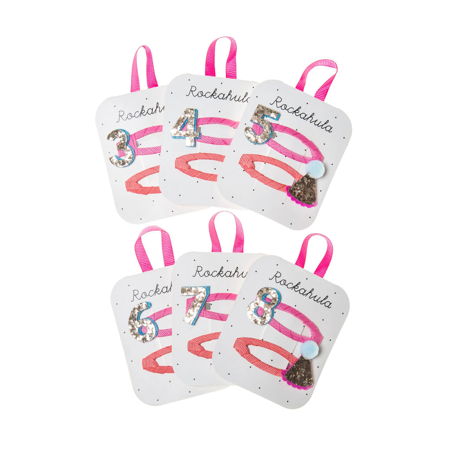 Rockahula Kids Hair Clips | Birthday Number Clips