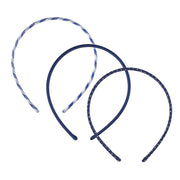 Rockahula Kids Headbands | School Blue 3 Pack 