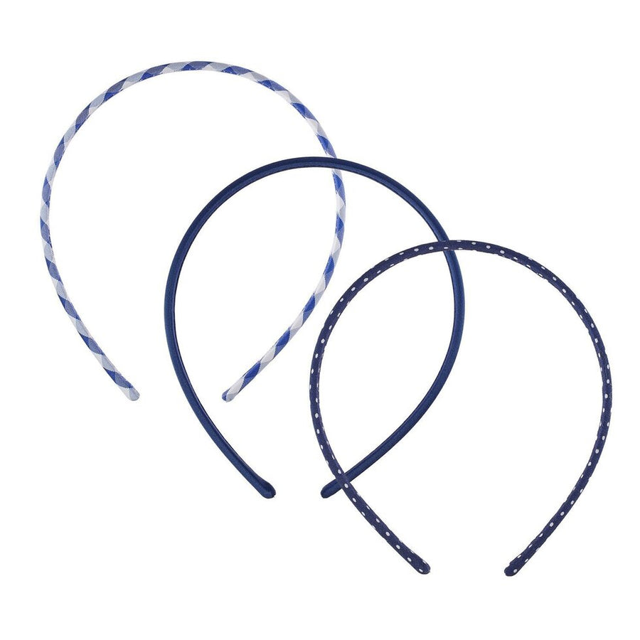 Rockahula Kids Headbands | School Blue 3 Pack 