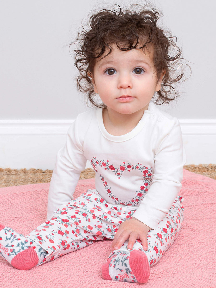 Kite Clothing | Rosey posey baby leggings