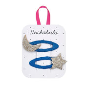 Rockahula Kids Hair Clips | Starry Skies | Blue & Gold