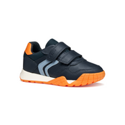 Geox Kids Trainers | Rann-e Junior | Navy & Orange