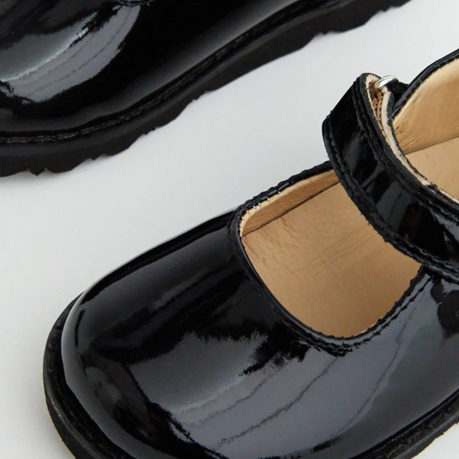 Prenta School Shoes | Aurora | Black Patent