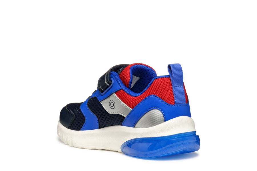 Geox Kids Trainers | Ciberdron | Navy & Red