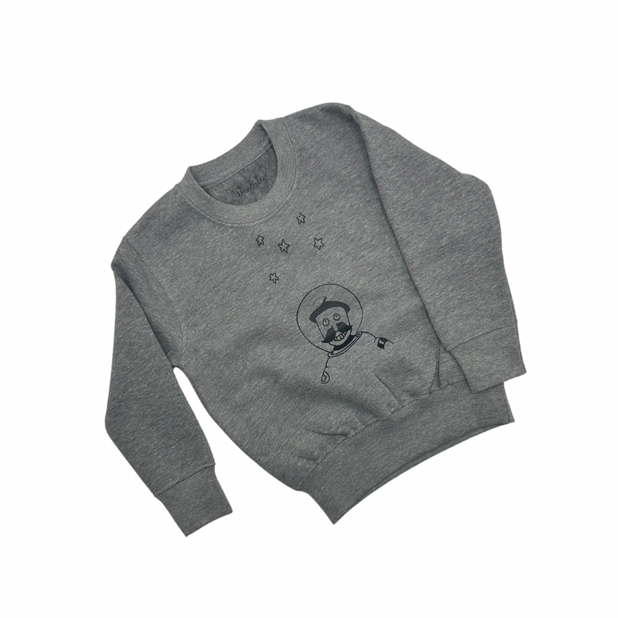 Wexbaby | Pepe Spaceman Sweatshirt | Grey
