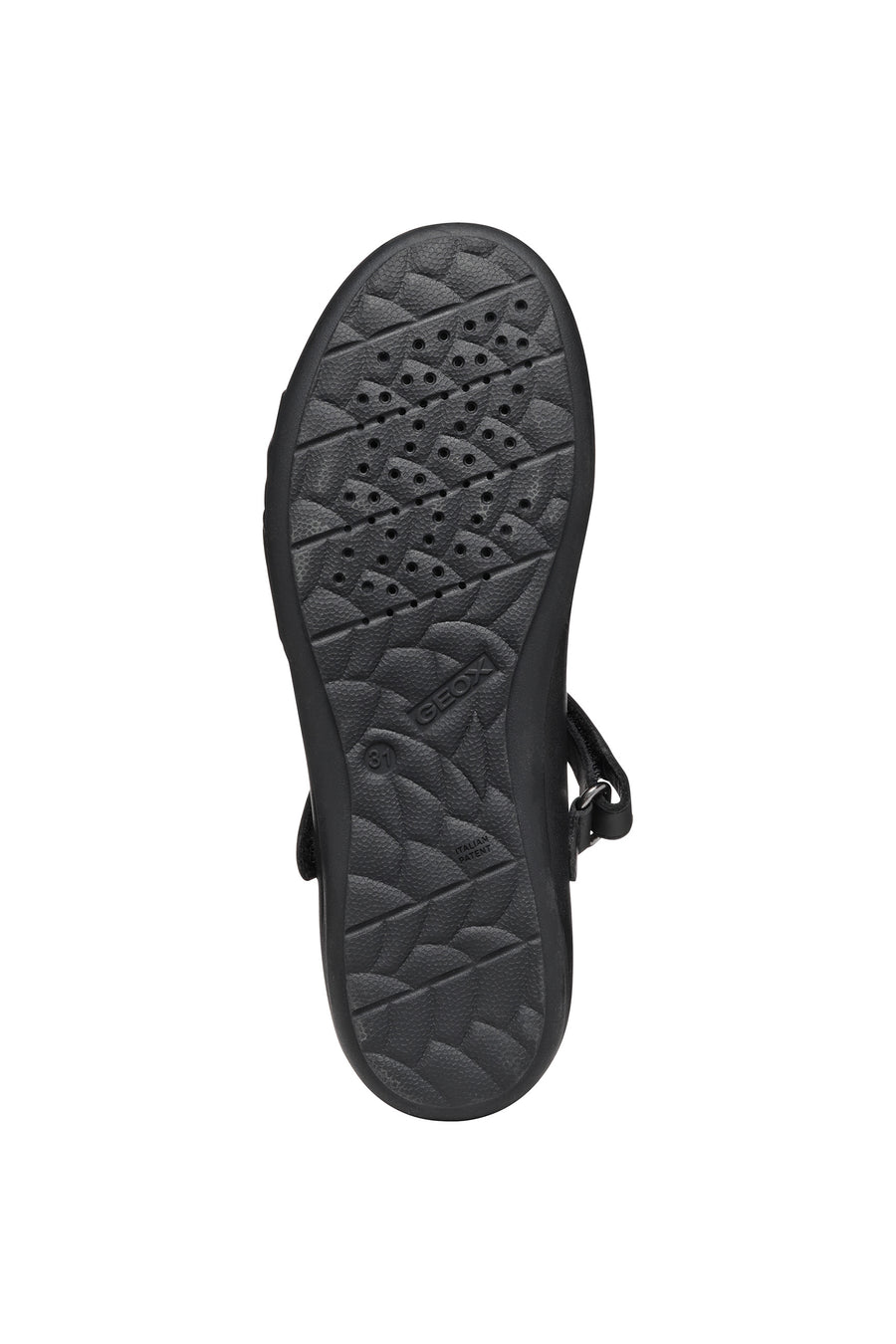 Geox School Shoes | Iberide | Black Leather