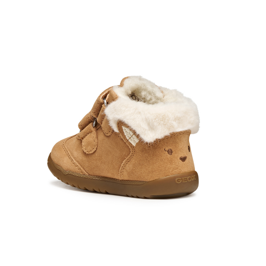 Geox First Walkers | Macchia Girl | Suede Whisky