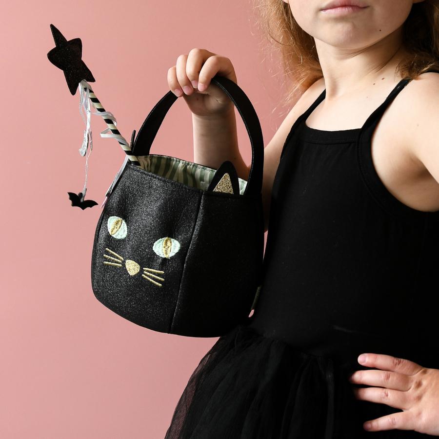 Rockahula Kids Halloween | Black Cat | Bucket Bag