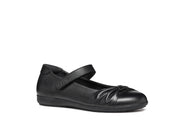 Geox School Shoes | Iberide | Black Leather