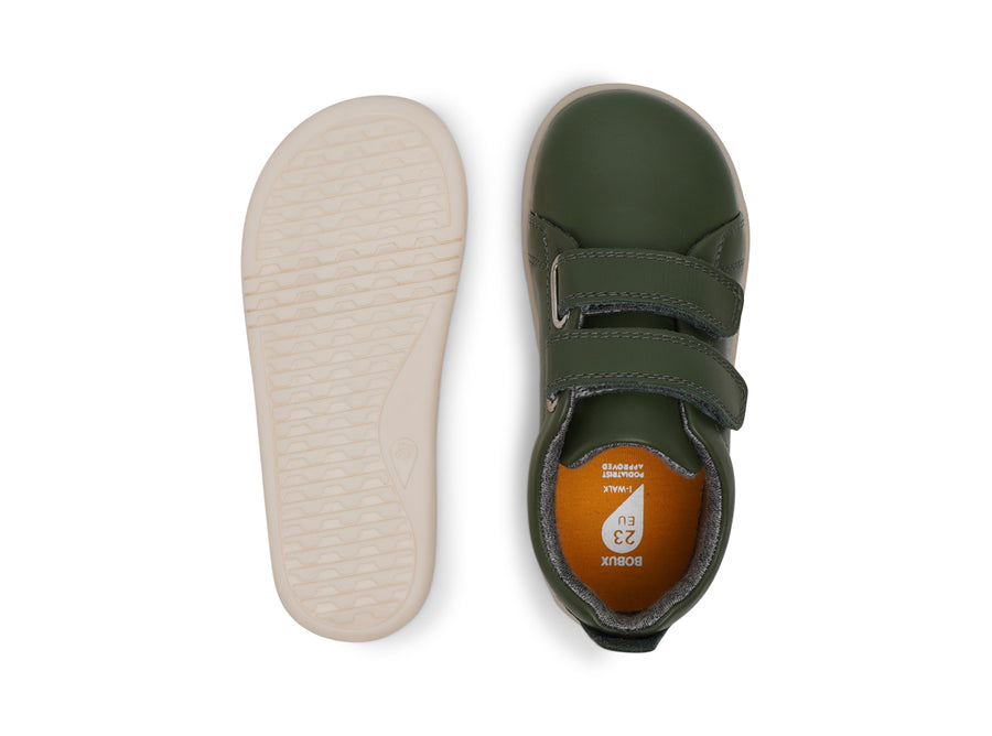 Bobux Shoes | I-Walk Grass Court Leather Trainer | Forest GreenBobux Shoes | I-Walk Grass Court Leather Trainer | Forest Green