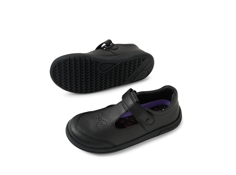 Bobux School Shoes | Bubbles T-Bar | Black