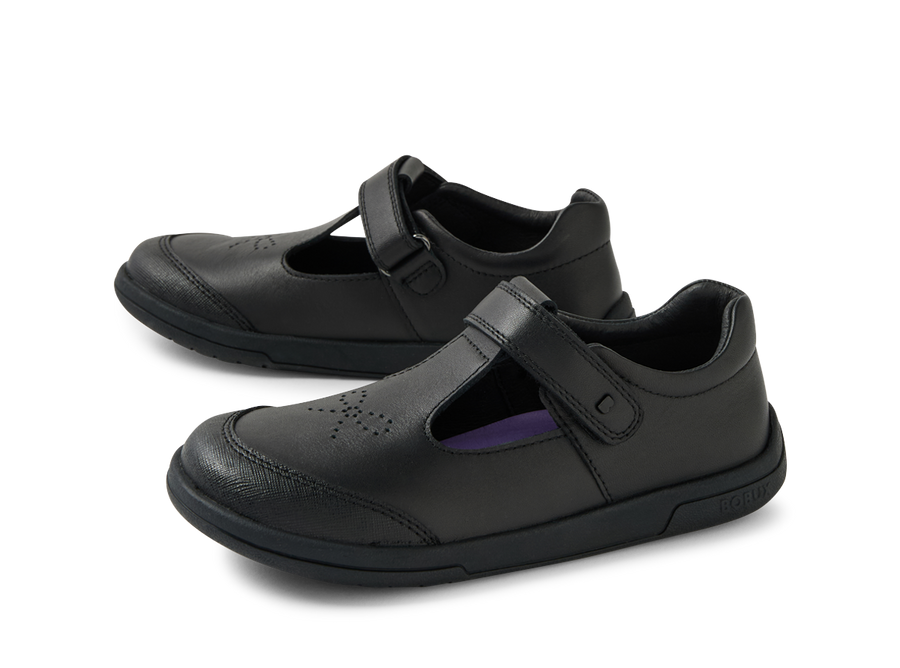 Bobux School Shoes | Bubbles T-Bar | Black