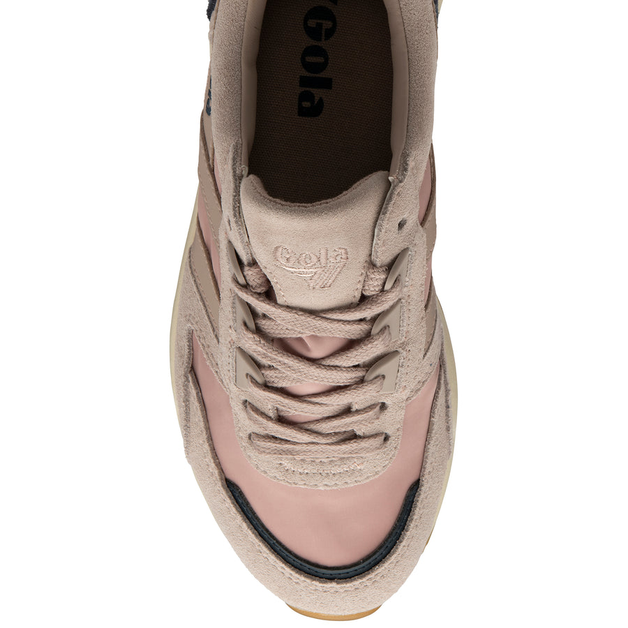 Gola Classic Womens Trainers Chicago | Blossom Pink & Ocean Blue