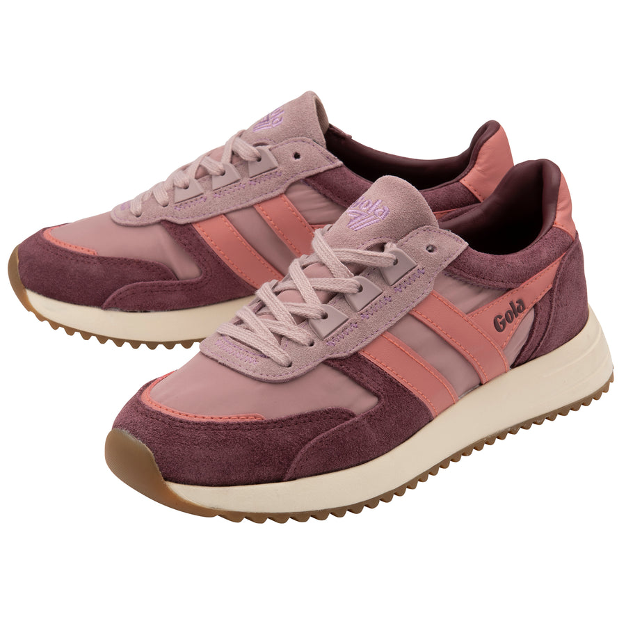 Gola Trainers for Women | Chicago | Pastel Pink & Coral Pink