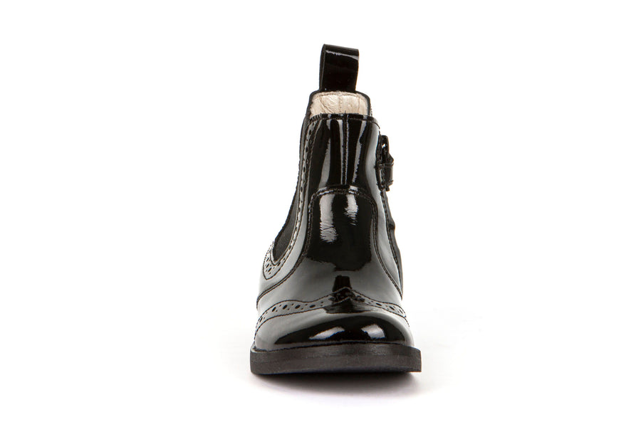 Froddo Chelsea Boots | Chelys Brogue | Black Patent