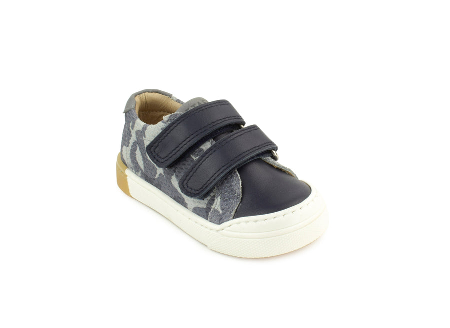 Petasil Velcro shoe  | Clayton |  Navy & Camo
