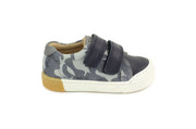 Petasil Velcro shoe  | Clayton |  Navy & Camo