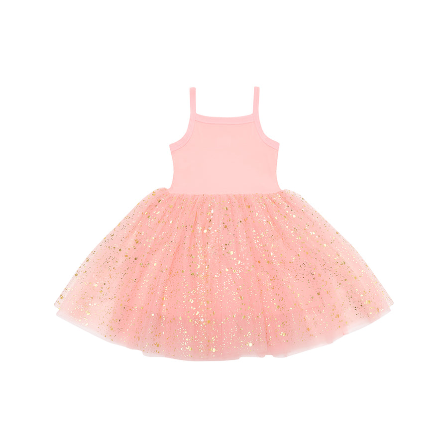 Bob & Blossom Dress | Coral Sparkle