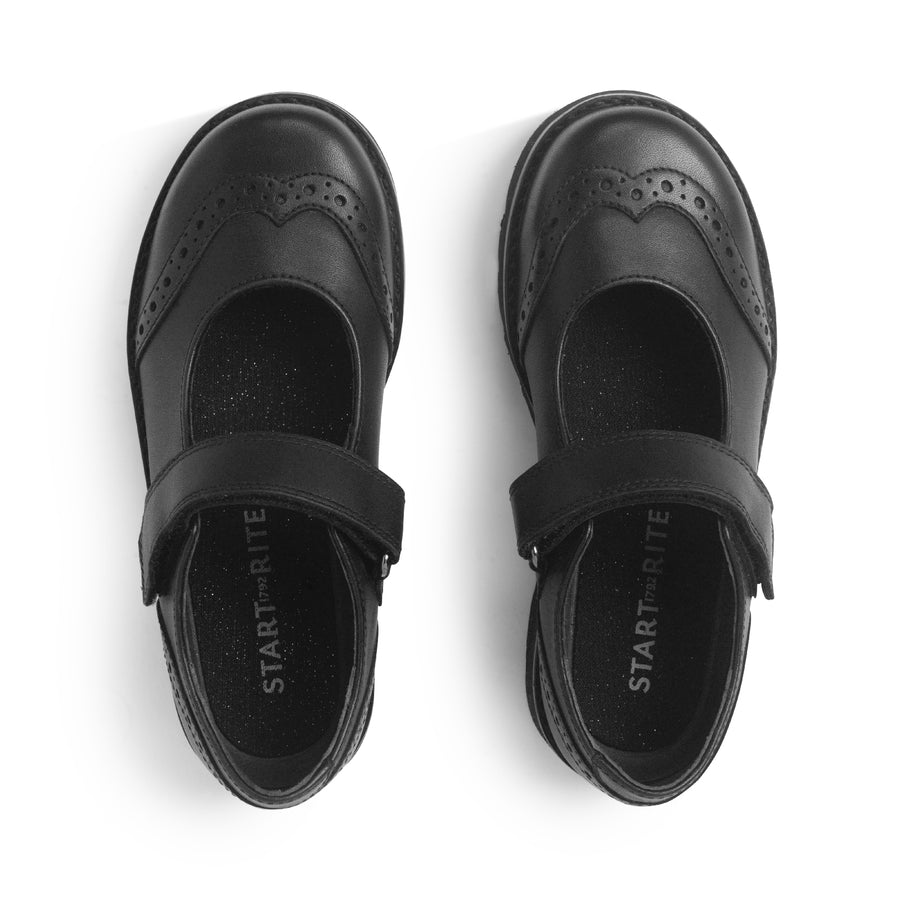Star Rite School Start-Rite Black Leather Cosmos – Jump Shoes