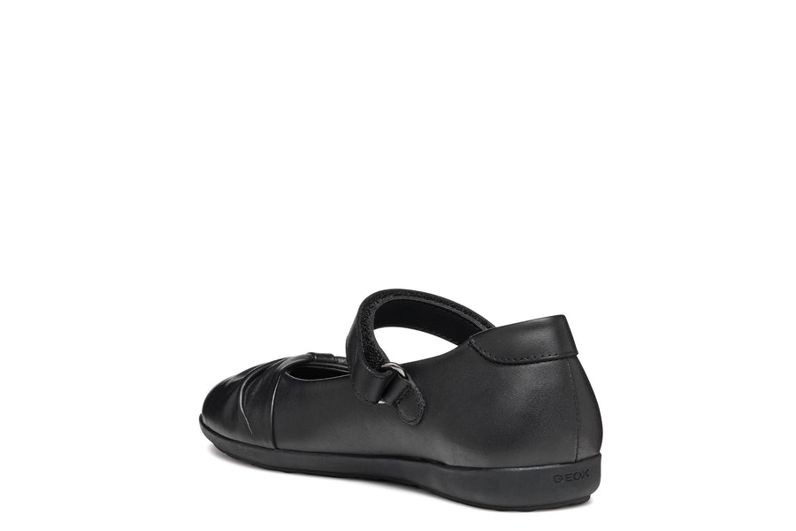 Geox School Shoes | Iberide | Black Leather