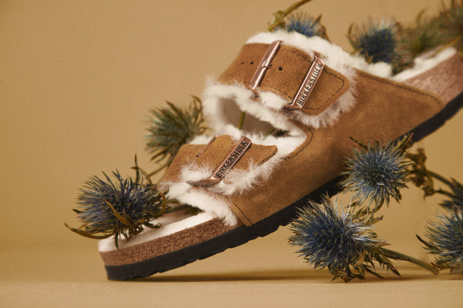 Birkenstock Arizona | Women's Sandals | Mink Shearling